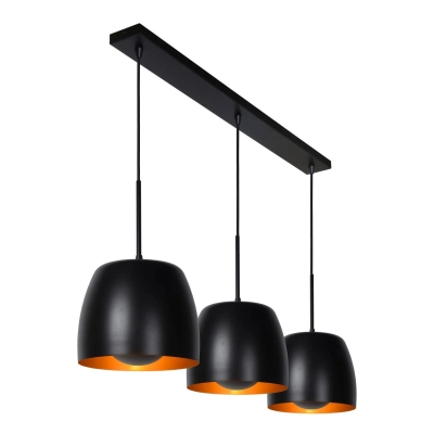 lafabryka.pl NOLAN - Lampa wisząca - 3xE27 - Black 30488/03/30 Lucide